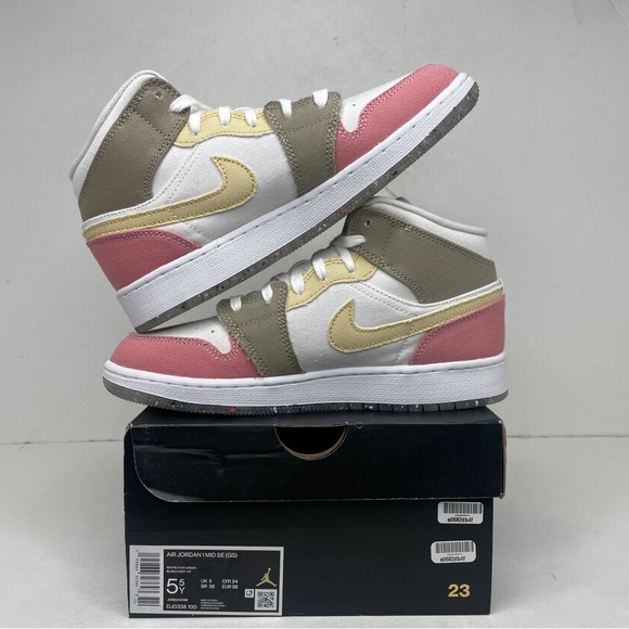 Nike Air Jordan 1 Retro GS SE “Pastel Grind” 2022 - Picture 3 of 3